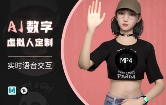 Ai数字人虚拟(智能体)实时语音交互特训营，​自行定制超写实角色AI数字人交互技术-黑盒吧网创